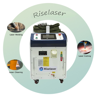 Riselaser Handheld 1.5kW 2kW 3kW Laser Welding Machine , 3 In 1 Laser Cutting Machine