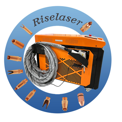 Máquina de solda a laser de fibra portátil de 1500W com máquina de limpeza e corte a laser 3000W 3 em 1