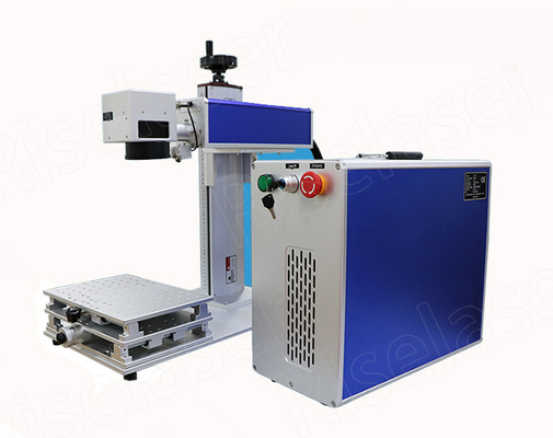 Detached Type Fiber Laser Marking Machine Low Power For Electronic Spare Parts